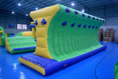 Outdoor Inflatable Floating Water Park Games Anti - UV Heat Resistance Material