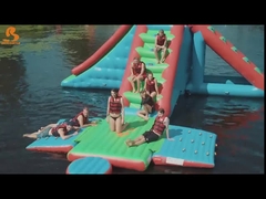 Latvia 75 People Inflatable Floating Water Park Made By Bounica