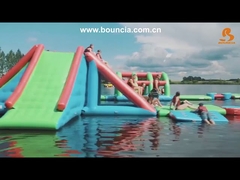 Bouncia exitosos inflables flotantes parque acuático inflables de agua