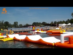 Material anti-UV y térmico resistente a las ondas deslizantes de deportes acuáticos inflables