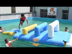 Venta inflable del juego del agua de Bouncia |Intente cruzar los diversos obstáculos de la altura lo más rápidamente posible