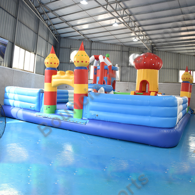 Parque animoso inflable del agua del castillo de los niños