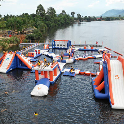 Calidad Equipo inflable del parque del agua de los juegos del agua de Camboya para los niños y los adultos Fábrica